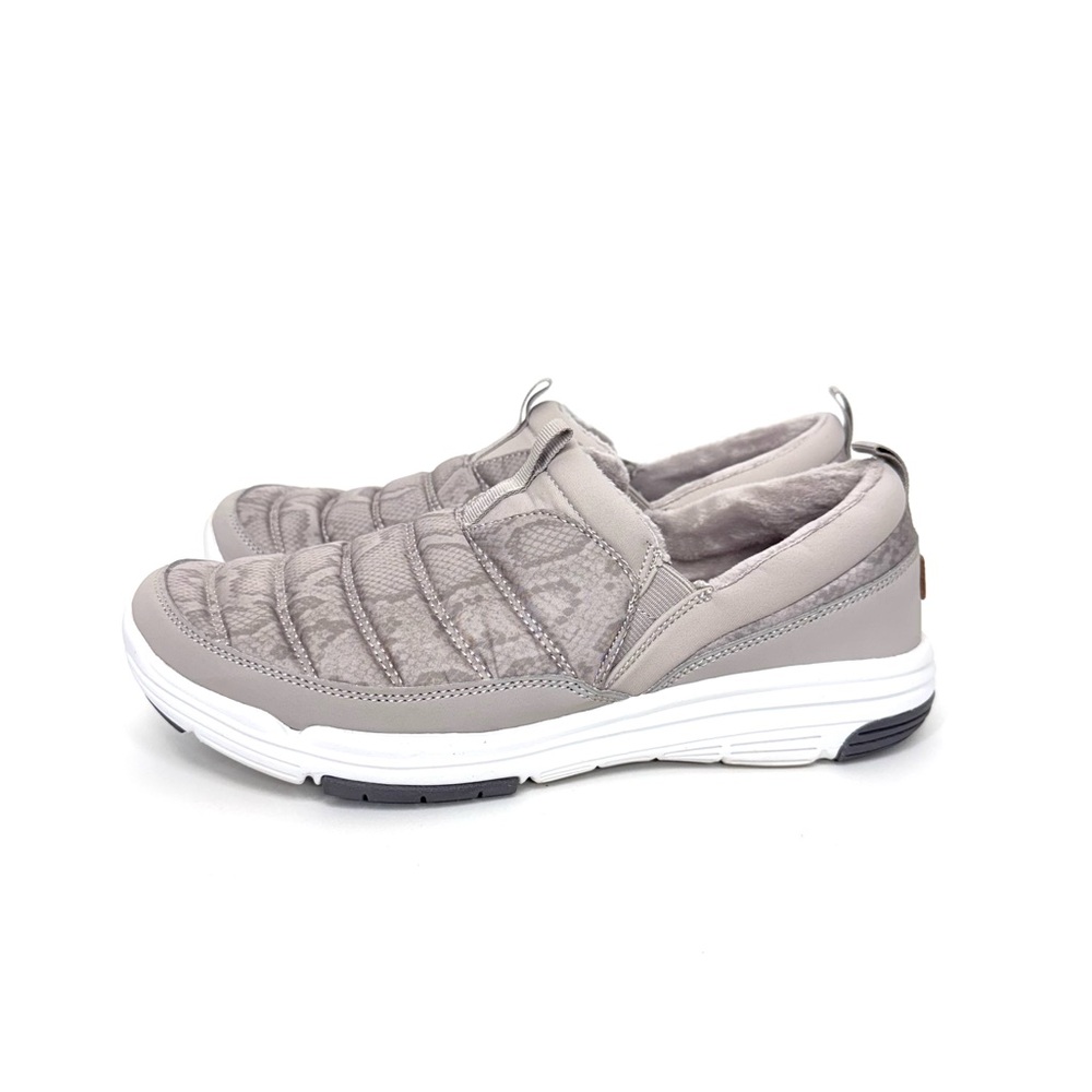 Ryka Water Repellent Quilted Gray Python Print Sl… - image 1